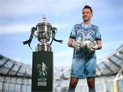 3 October 2023; Brendan Clarke of Galway United during the Sports Direct Men’s FAI Cup Semi-Final's media day at Aviva Stadium in Dublin. Photo by Stephen McCarthy/Sportsfile