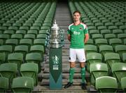 3 October 2023; Cian Coleman of Cork City during the Sports Direct Men’s FAI Cup Semi-Final's media day at Aviva Stadium in Dublin. Photo by Stephen McCarthy/Sportsfile