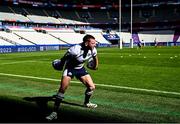 6 October 2023; Finn Russell during the Scotland rugby captain's run at the Stade de France in Paris, France. Photo by Harry Murphy/Sportsfile