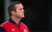 15 September 2023; St Patrick's Athletic manager Jon Daly during the Sports Direct Men’s FAI Cup quarter-final match between Finn Harps and St Patrick's Athletic at Finn Park in Ballybofey, Donegal. Photo by Ramsey Cardy/Sportsfile