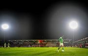 29 September 2023; Rokas Stanulevicius of Cork City during the SSE Airtricity Men's Premier Division match between Cork City and St Patrick's Athletic at Turner's Cross in Cork. Photo by Eóin Noonan/Sportsfile