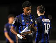 6 October 2023; Matthew Barker of Athlone Town after the SSE Airtricity Men's First Division match between Athlone Town and Bray Wanderers at Athlone Town Stadium in Westmeath. Photo by Michael P Ryan/Sportsfile