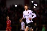 6 October 2023; Connor Malley of Dundalk during the SSE Airtricity Men's Premier Division match between Shelbourne and Dundalk at Tolka Park in Dublin. Photo by Stephen McCarthy/Sportsfile