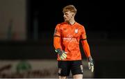6 October 2023; Athlone Town goalkeeper Enda Minogue during the SSE Airtricity Men's First Division match between Athlone Town and Bray Wanderers at Athlone Town Stadium in Westmeath. Photo by Michael P Ryan/Sportsfile