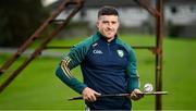 7 October 2023; Caolan Taggart stands for a portrait during an Ireland Hurling Shinty squad portrait session at DCU Sports Grounds in Dublin. Photo by Seb Daly/Sportsfile