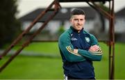 7 October 2023; Caolan Taggart stands for a portrait during an Ireland Hurling Shinty squad portrait session at DCU Sports Grounds in Dublin. Photo by Seb Daly/Sportsfile