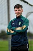 7 October 2023; Mickey Joe Egan stands for a portrait during an Ireland Hurling Shinty squad portrait session at DCU Sports Grounds in Dublin. Photo by Seb Daly/Sportsfile