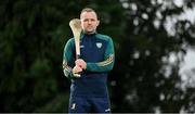 7 October 2023; Padraig Walsh stands for a portrait during an Ireland Hurling Shinty squad portrait session at DCU Sports Grounds in Dublin. Photo by Seb Daly/Sportsfile