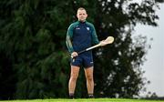 7 October 2023; Padraig Walsh stands for a portrait during an Ireland Hurling Shinty squad portrait session at DCU Sports Grounds in Dublin. Photo by Seb Daly/Sportsfile