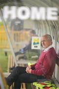 7 October 2023; Galway United manager John Caulfield before the Sports Direct Men’s FAI Cup semi-final match between Galway United and Bohemians at Eamonn Deacy Park in Galway. Photo by Stephen McCarthy/Sportsfile