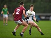 7 October 2023 ; Dara Mullen of Kilmacud Crokes in action against Ben McHugh of Raheny during the Dublin County Senior Club Championship Football Semi-Final match between Kilmacud Crokes and Raheny at Parnell Park in Dublin. Photo by Stephen Marken/Sportsfile