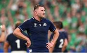 7 October 2023; Finn Russell of Scotland during the 2023 Rugby World Cup Pool B match between Ireland and Scotland at the Stade de France in Paris, France. Photo by Ramsey Cardy/Sportsfile