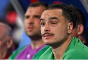 7 October 2023; James Lowe of Ireland during the 2023 Rugby World Cup Pool B match between Ireland and Scotland at the Stade de France in Paris, France. Photo by Brendan Moran/Sportsfile