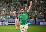 7 October 2023; Jack Conan of Ireland after his side's victory in the 2023 Rugby World Cup Pool B match between Ireland and Scotland at the Stade de France in Paris, France. Photo by Harry Murphy/Sportsfile