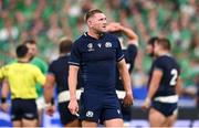 7 October 2023; Finn Russell of Scotland during the 2023 Rugby World Cup Pool B match between Ireland and Scotland at the Stade de France in Paris, France. Photo by Ramsey Cardy/Sportsfile