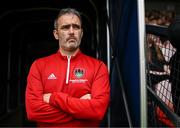 8 October 2023; Cork City manager Richie Holland before the Sports Direct Men’s FAI Cup semi-final match between Cork City and St Patrick's Athletic at Turner’s Cross in Cork. Photo by Eóin Noonan/Sportsfile
