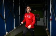8 October 2023; Cork City manager Richie Holland before the Sports Direct Men’s FAI Cup semi-final match between Cork City and St Patrick's Athletic at Turner’s Cross in Cork. Photo by Eóin Noonan/Sportsfile