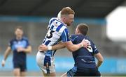 8 October 2023; Ryan O'Dwyer of Ballyboden St Endas in action against Ciaran Fitzpatrick of St Judes during the Dublin County Senior Club Football Championship semi-final match between St Judes and Ballyboden St Endas at Parnell Park in Dublin. Photo by Sam Barnes/Sportsfile