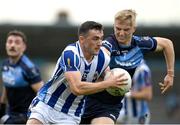 8 October 2023; Colm Basquel of Ballyboden St Endas in action against Kevin Lahiff of St Judes during the Dublin County Senior Club Football Championship semi-final match between St Judes and Ballyboden St Endas at Parnell Park in Dublin. Photo by Sam Barnes/Sportsfile