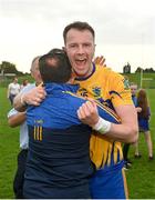8 October 2023; Barry Dardis of Summerhill celebrates with supporters after their side's victory in the Meath County Senior Club Football Championship final match between Summerhill and Ratoath at Páirc Tailteann in Navan, Meath. Photo by Seb Daly/Sportsfile