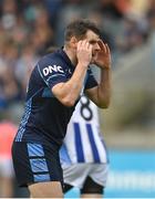 8 October 2023; Kevin McManamon of St Judes reacts to a missed chance during the Dublin County Senior Club Football Championship semi-final match between St Judes and Ballyboden St Endas at Parnell Park in Dublin. Photo by Sam Barnes/Sportsfile