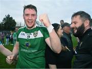 8 October 2023; Alan Armstrong of Mohill celebrates after his side's victory in the Leitrim County Senior Club Football Championship final match between Mohill and St Mary's Kiltoghert at Avant Money Páirc Seán Mac Diarmada in Carrick-on-Shannon, Leitrim. Photo by Piaras Ó Mídheach/Sportsfile