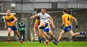 8 October 2023; Jack Flynn of Ratoath kicks a point during the Meath County Senior Club Football Championship final match between Summerhill and Ratoath at Páirc Tailteann in Navan, Meath. Photo by Seb Daly/Sportsfile