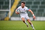 7 October 2023; Ethan McIlroy of Ulster during the pre-season friendly match between Ulster and Glasgow Warriors at Kingspan Breffni in Cavan. Photo by Ben McShane/Sportsfile