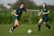 9 October 2023; Amy Tierney during a Republic of Ireland women's U17 training session at the FAI National Training Centre in Abbotstown, Dublin. Photo by Ben McShane/Sportsfile
