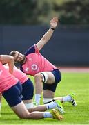10 October 2023; Iain Henderson during an Ireland rugby squad training session at Stade Omnisports des Fauvettes in Domont, France. Photo by Harry Murphy/Sportsfile