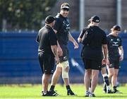 10 October 2023; Brodie Retallick, centre, during a New Zealand rugby squad training session at INSEP in Paris, France. Photo by Harry Murphy/Sportsfile