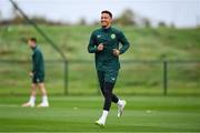 10 October 2023; Callum Robinson during a Republic of Ireland training session at the FAI National Training Centre in Abbotstown, Dublin. Photo by Stephen McCarthy/Sportsfile