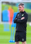10 October 2023; Manager Stephen Kenny during a Republic of Ireland training session at the FAI National Training Centre in Abbotstown, Dublin. Photo by Stephen McCarthy/Sportsfile