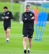 10 October 2023; Manager Stephen Kenny during a Republic of Ireland training session at the FAI National Training Centre in Abbotstown, Dublin. Photo by Stephen McCarthy/Sportsfile