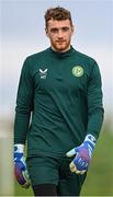 10 October 2023; Goalkeeper Mark Travers during a Republic of Ireland training session at the FAI National Training Centre in Abbotstown, Dublin. Photo by Stephen McCarthy/Sportsfile