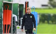 10 October 2023; Sam Rice, athletic therapist, during a Republic of Ireland training session at the FAI National Training Centre in Abbotstown, Dublin. Photo by Stephen McCarthy/Sportsfile