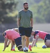 11 October 2023; Head coach Andy Farrell during an Ireland Rugby squad training session at Stade Omnisports des Fauvettes in Domont, France. Photo by Harry Murphy/Sportsfile