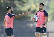 11 October 2023; Jamison Gibson-Park and Conor Murray during an Ireland Rugby squad training session at Stade Omnisports des Fauvettes in Domont, France. Photo by Harry Murphy/Sportsfile