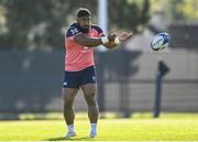 11 October 2023; Bundee Aki during an Ireland Rugby squad training session at Stade Omnisports des Fauvettes in Domont, France. Photo by Harry Murphy/Sportsfile