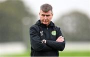 11 October 2023; Manager Stephen Kenny during a Republic of Ireland training session at the FAI National Training Centre in Abbotstown, Dublin. Photo by Stephen McCarthy/Sportsfile