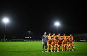 11 October 2023; Armenia pose for a team photo before the UEFA European U17 Championship qualifying group 10 match between Republic of Ireland and Armenia at Carrig Park in Fermoy, Cork. Photo by Eóin Noonan/Sportsfile