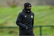 11 October 2023; Festy Ebosele during a Republic of Ireland training session at the FAI National Training Centre in Abbotstown, Dublin. Photo by Stephen McCarthy/Sportsfile