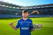 12 October 2023; Scotland player Ruairidh Anderson in attendance at the Hurling Shinty International 2023 launch at Croke Park in Dublin. Photo by Piaras Ó Mídheach/Sportsfile