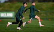 12 October 2023; Jason Knight during a Republic of Ireland training session at the FAI National Training Centre in Abbotstown, Dublin. Photo by Stephen McCarthy/Sportsfile