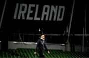 12 October 2023; Manager Gus Poyet during a Greece training session at the Aviva Stadium in Dublin Photo by Stephen McCarthy/Sportsfile