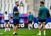 13 October 2023; Head coach Andy Farrell and Conor Murray during an Ireland Rugby captain's run at the Stade de France in Paris, France. Photo by Harry Murphy/Sportsfile