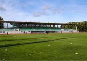 13 October 2023; A general view of the Zemgales Olympic Centre before the UEFA European U21 Championship qualifying group A match between Latvia and Republic of Ireland at the Zemgales Olympic Centre in Jelgava, Latvia. Photo by Gerry Scully/Sportsfile