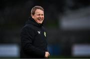 11 October 2023; Republic of Ireland head coach Colin O'Brien during the UEFA European U17 Championship qualifying group 10 match between Republic of Ireland and Armenia at Carrig Park in Fermoy, Cork. Photo by Eóin Noonan/Sportsfile
