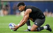 13 October 2023; Richie Mo'unga during a New Zealand captain's run at INSEP in Paris, France. Photo by Brendan Moran/Sportsfile