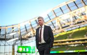 13 October 2023; Republic of Ireland manager Stephen Kenny before the UEFA EURO 2024 Championship qualifying group B match between Republic of Ireland and Greece at the Aviva Stadium in Dublin. Photo by Stephen McCarthy/Sportsfile